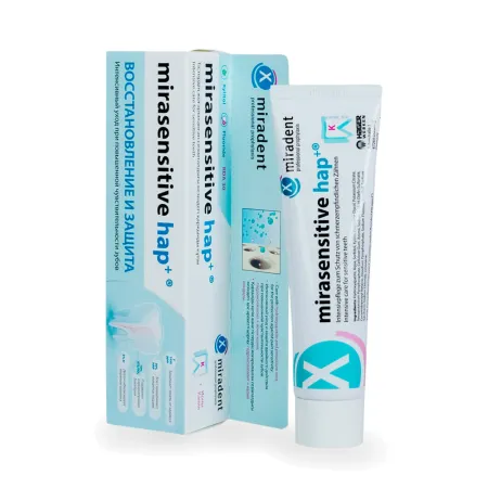 Зубная паста miradent mirasensitive hap+