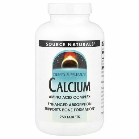 Source Naturals, кальций, 250 таблеток