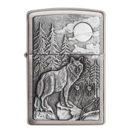 Зажигалка ZIPPO Classic Brushed Chrome