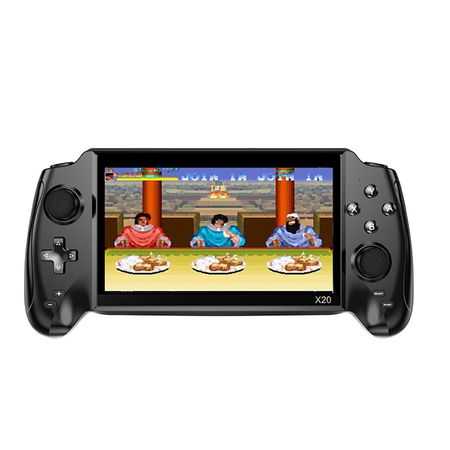 Портативная игровая консоль Mimimama X20 с 7-дюймовым HD-экраном и ретро-поддержкой TF для двухплеерного экрана чёрный