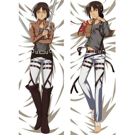 Аниме Shingeki no Kyojin Attack on Titan Eren Jaeger Ackerman Levi Ymir наволочка для подушки обнимающее тело наволочка 120x40cm