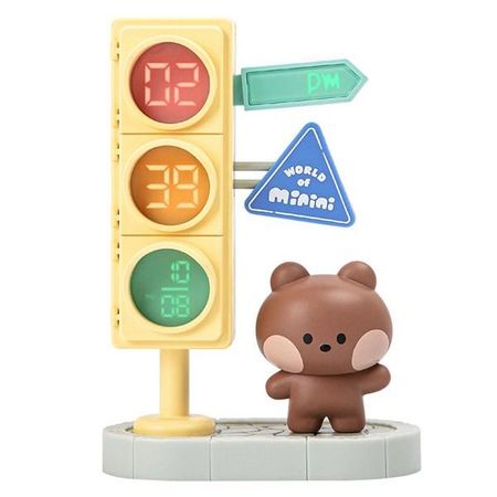 Royce Line Friends MININi Интерьер Настольный светофор Цифровые настольные часы Line Friends Minini, Buni