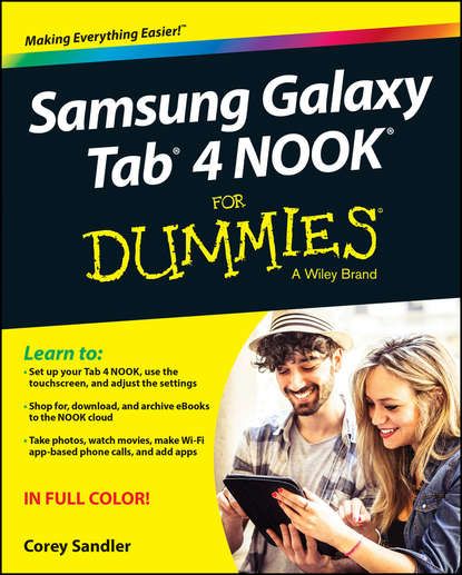 Corey  Sandler Samsung Galaxy Tab 4 NOOK For Dummies