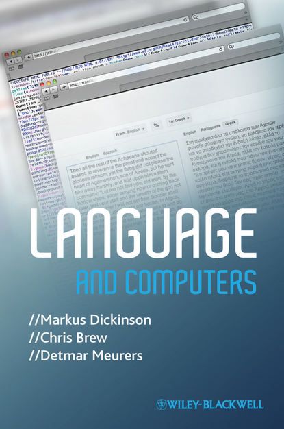 Markus Dickinson Language and Computers