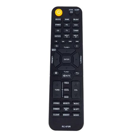 Новый RC-970R заменяет пульт дистанционного управления для AV-ресивера Onkyo HTP-398 HT-S5915 TX-SR393 HT-R398 20*12*3