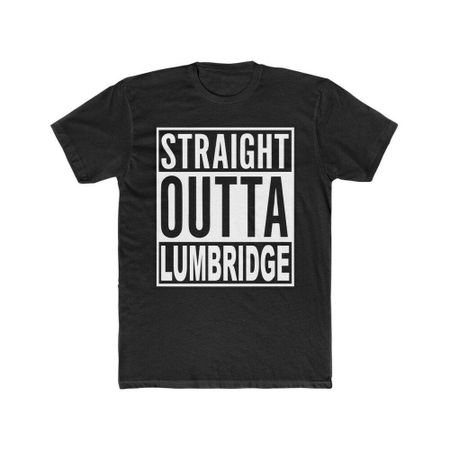 Футболки унисекс Straight Outta Lumbridge Runescape S