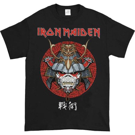 Черная двусторонняя футболка унисекс Iron Maiden Senjutsu S