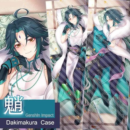 2022 Новая игра Genshin Impact Xiao, обнимающий чехол для тела для косплея, чехол Xiao Dakimakura, длинная наволочка из персиковой кожи с 3D принтом 40x120cm pillowcase