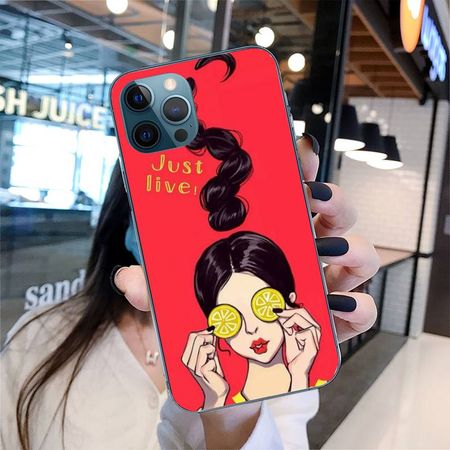 Чехол для телефона Cool Girl для iPhone 11 12 13 Pro Max 5s 6s 7 8 Plus X Xr Xs Max Se 2020 13 Mini iphone 13 mini
