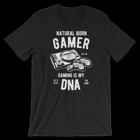 Футболка унисекс Natural Born Gamer Футболка премиум-класса XXXXL