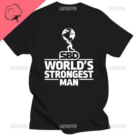 Забавная футболка унисекс WORLDS STRONGEST унисекс топы с принтом унисекс повседневные модные модные футболки с круглым вырезом и графическим рисунком хлопковые Ropa Hombre 4XL