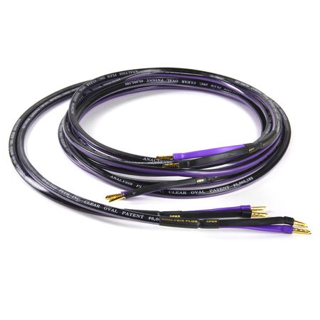 Кабель акустический готовый Analysis-Plus Bi-Clear Oval Bi-Wire 4 ft