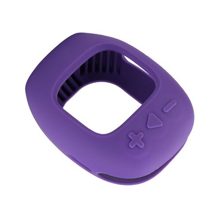 Противоударный силиконовый дорожный чехол для портативной Bluetooth-совместимой колонки JBL Clip 5 с карабином, защитная накладка фиолетовый