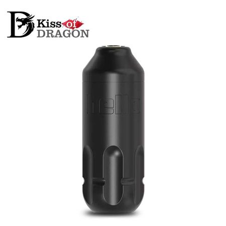 Набор для татуировки KISS OF DRAGON, роторный двигатель, рукоятка, интерфейс RCA, 40 мм, 33 мм, 1 шт., 3. Черный