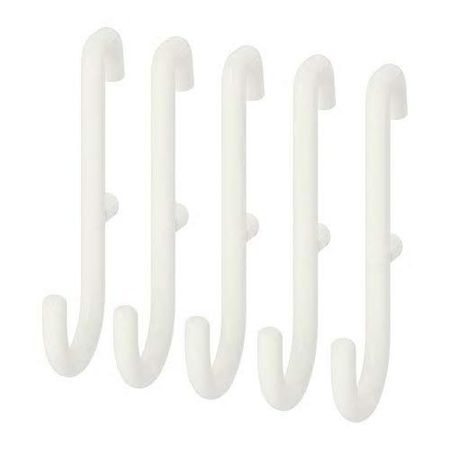 Набор из 5 крючков белый IKEA/IKEA SKADIS (303.216.17) белый