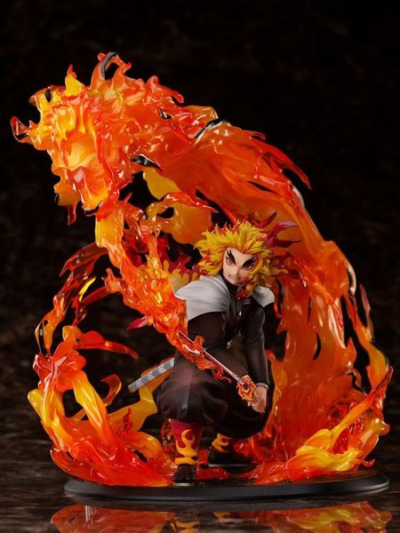 Aniplex Kimetsu no Mugen Train Edition Анджуро Ренгоку Секретная техника огненного дыхания Rengoku Scale Figure Aniplex plus Limited  Убийца демонов Яиба