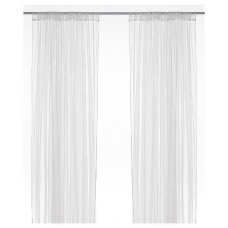 Комплект из 2 штор Белый IKEA LILL / / [IKEA] (70171927) белый