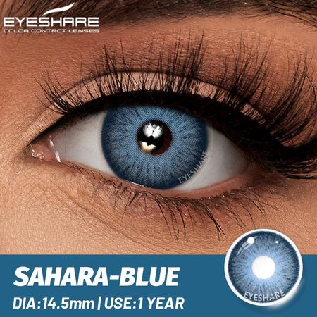 EYESHARE 1 пара цветных контактных линз для глаз, косметика, годовое использование