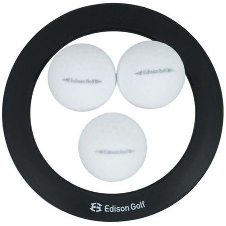 Edison Golf Бесшумный паттер для мяча Тренировочный с целевым стаканом EDISON GOLF Edison Golf белый