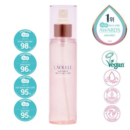 El SouleVegan Moisturizing Miracle Mist Toner / Vegan Mist / Idol Mist / Radiance Mist, 150 мл, 1 шт.