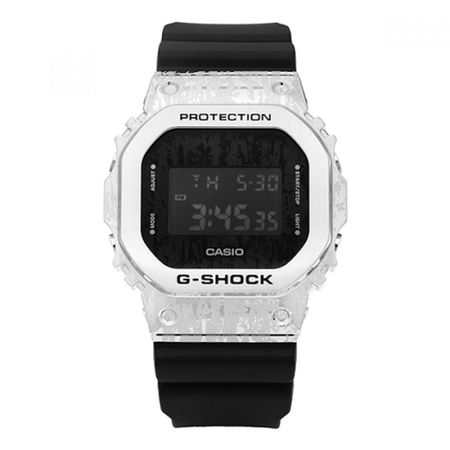 G Shock Gm 5600GC 1dr Gm 5600GC 1 5600 SerieS DIGITAL SQUARE SPORTS Soldier GrunGe Men S PU Watch GM-5600GC-1DR
