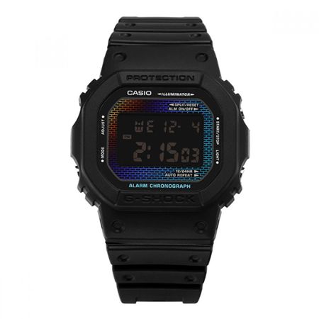 G Shock DW 5600RW 1DR DW 5600RW 1 5600 SerieS DIGITAL SQUARE SPORTS Soldier Rainbow Мужские часы из искусственной кожи DW-5600RW-1DR