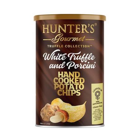 Чипсы Hunters White Truffle & Porcini Potato Chips 150 г, корейские закуски