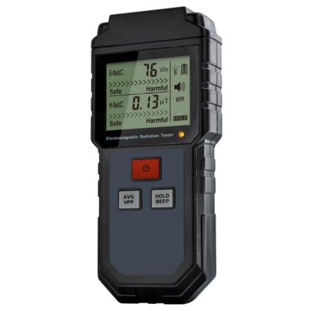 ET825 Тестер детектора электромагнитного поля ионизирующего излучения Измеритель ЭДС Ручной счетчик чёрный