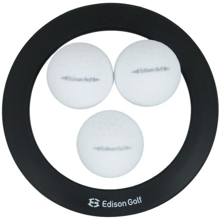 Edison Golf Бесшумный паттер для мяча Тренировочный с целевым стаканом EDISON GOLF Edison Golf белый