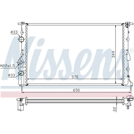 Радиатор NISSENS NISSENS 639391