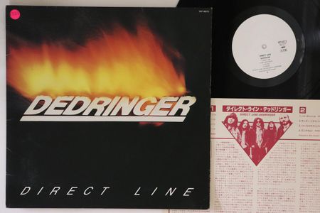 LP Record DEDRINGER - Direct Line VIP6973PROMO DINDISC 1981 Japan Rock Used