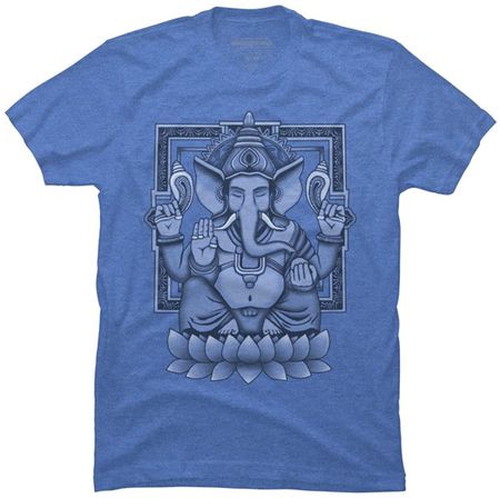 Футболки унисекс в полутонах Design By Humans Lord Ganesh XXXXL