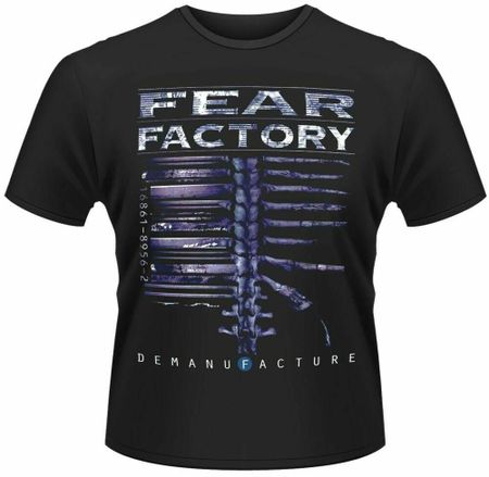 Футболка унисекс Fear Factory Demanufacture Black Rock Metal Tee S