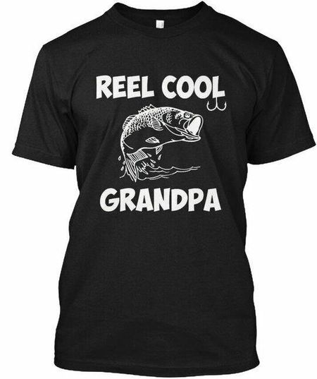 Футболка унисекс Reel Cool Grandpa Funny Fishing S