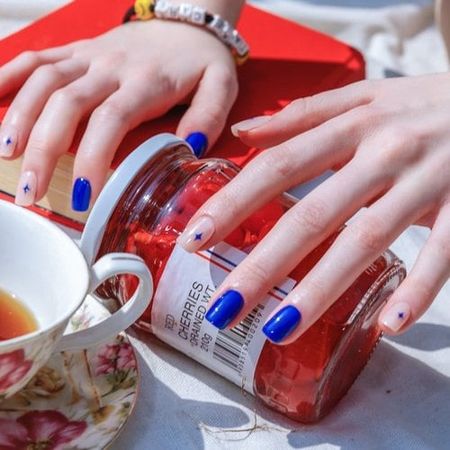 MUZMAK Reusable Nail Tips Twinkle Twinkle Regular Square