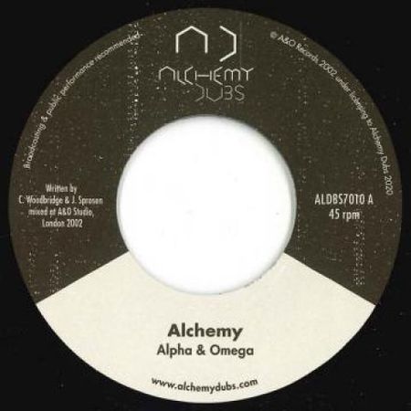 7inch Record ALPHA  OMEGA - Alchemy / Alchemy Dub ALDBS7010 Alchemy Dubs 2020 UK Reggae, Ska  Dub