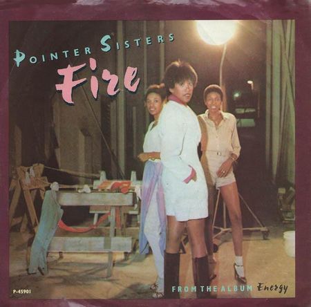 7inch Record POINTER SISTERS - Fire P45901 Planet 1978 US Rock Used
