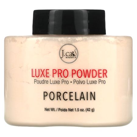 J.Cat Beauty, Luxe Pro Powder, Lpp103 Porcelain, 42G(1.5Oz)