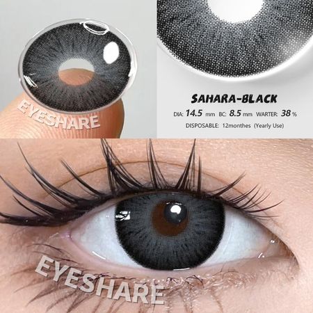 EYESHARE New Arrival Color Contact Lenses Blue Eyes Lenses Gray Korean Lenses Yearly Beauty Pupils Color Lens Brown Contact Lens