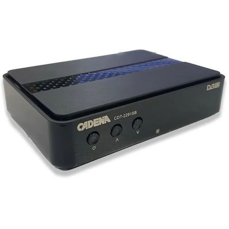 Приставка для цифрового ТВ DVB-T2 Cadena CDT-2291SB черный