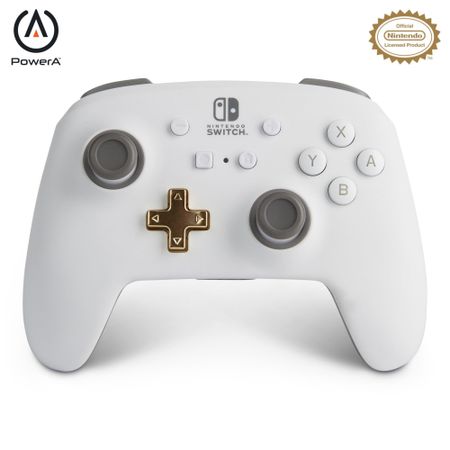 Лицензированный беспроводной контроллер PowerA Enhanced для Nintendo Switch Белый [Продукт Nintendo] - [2-летняя гарантия] 1518390JP-02 белый