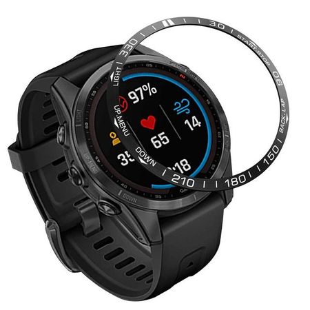 Крышка безеля для Garmin Epix Pro 42 мм 47 мм 51 мм / Garmin Fenix 7S PRO Fenix7 PRO Fenix 7x PRO Защитная рамка Аксессуары для часов Garmin EPIX pro 51MM чёрный