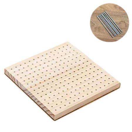 Квадратные доски для вязания крючком DIY гончарная глина основа для пробки доска для вязания подушка чехол 20x20cm