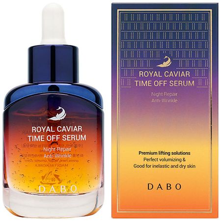 Сыворотка для лица DABO Сыворотка для лица омолаживающая с королевской икрой Royal Caviar Time Off Serum