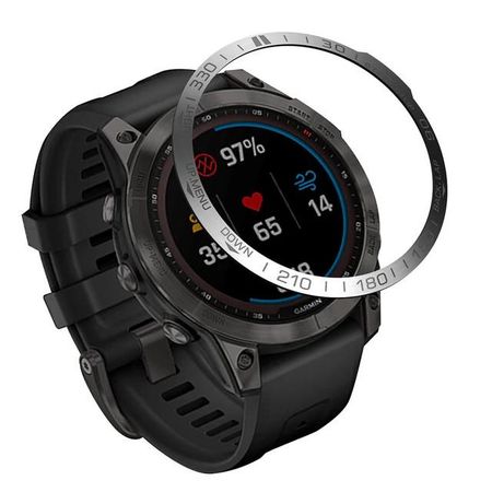 Крышка безеля для Garmin Epix Pro 42 мм 47 мм 51 мм / Garmin Fenix 7S PRO Fenix7 PRO Fenix 7x PRO Защитная рамка Аксессуары для часов Garmin EPIX pro 51MM серебряный