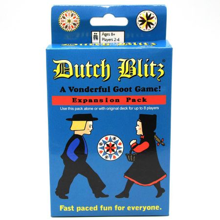 Игровая карта Dutch Blitz Basic Plus для расширенного семейного сбора синий