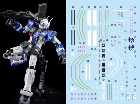 HG RG EG Robot MS Yukisha Detail Up Water Transfer Decal HG GM Cannon Rocket Bazouga Equipment Флуоресцентный!! 1/144 (для 1/144 HG-33) [Элемент]
