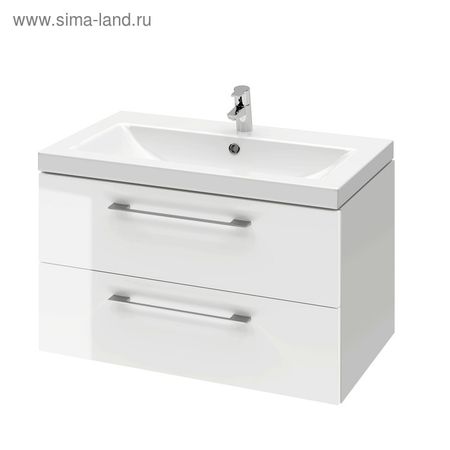 Тумба подвесная Cersanit, под раковину Cersanit LARA 70, для COMO 70, цвет белый