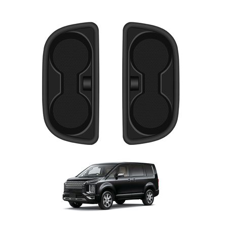 Temiry Delica D5 3-й ряд Силиконовый подстаканник Резиновый амортизирующий Интерьер Индивидуальные аксессуары Чехол, Коврик, Детали, Детали,