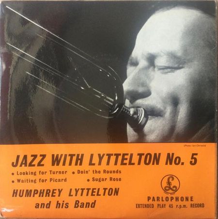 Пластинка 7 дюймов HUMPHREY LYTTELTON & HIS BAND - Jazz With Lyttelton (нет. 5) GEP8609 Parlophone 1956 Великобритания Джаз Б/у
